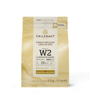 Callebaut čokolada White Callets W2 28% 2,5kg