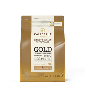 Callebaut čokolada Caramel Callets GOLD 30,4% 2,5kg